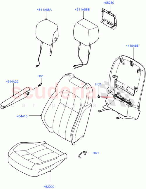Part Diagram for Land Rover LR147388