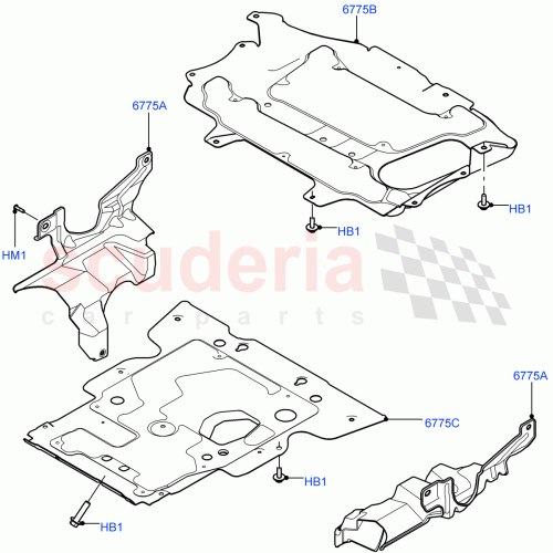 Part Diagram for Land Rover LR106820