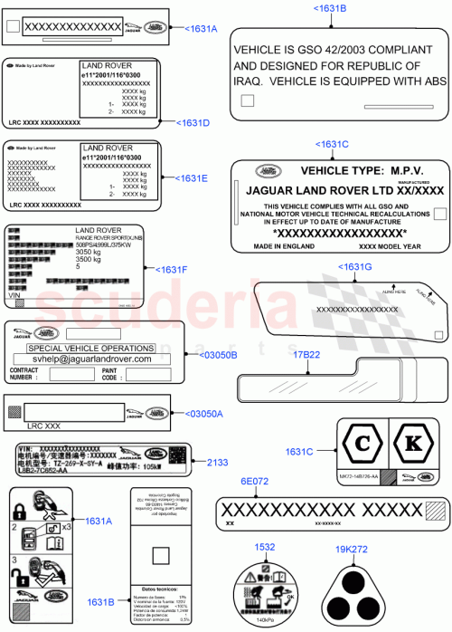 Part Diagram for Land Rover LR088751