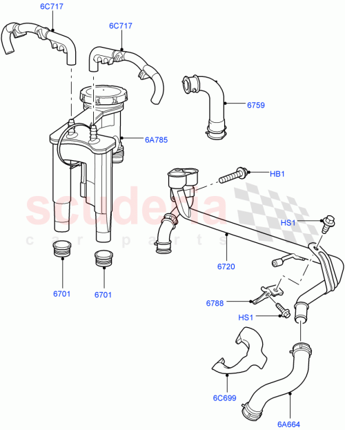 Part Diagram for Land Rover 1337060