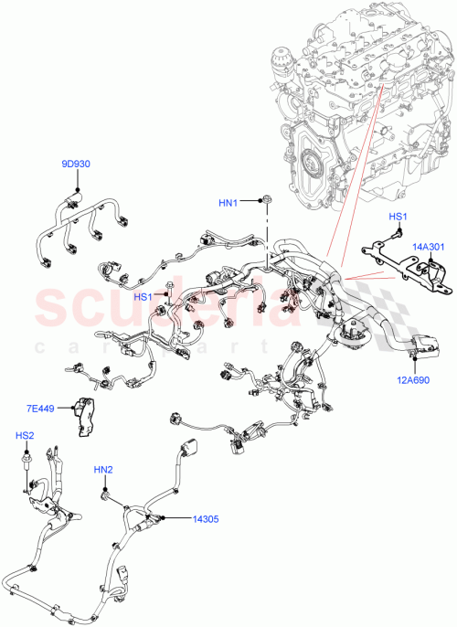 Part Diagram for Land Rover LR101472