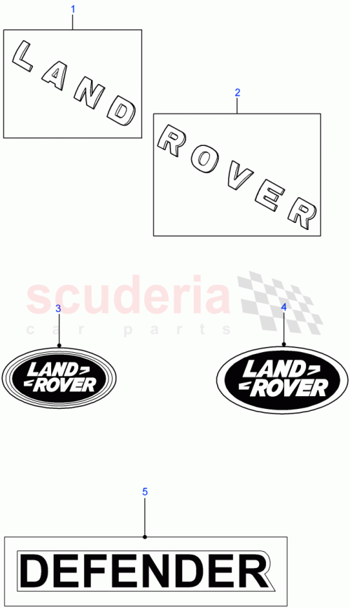 Part Diagram for Land Rover LR025839