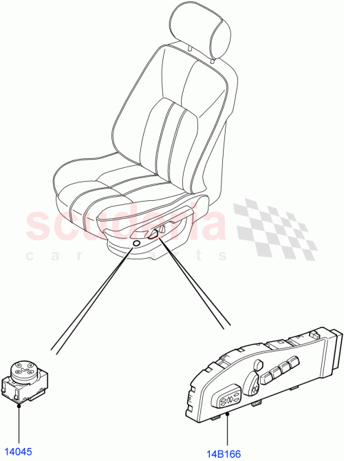 Part Diagram for Land Rover LR010913