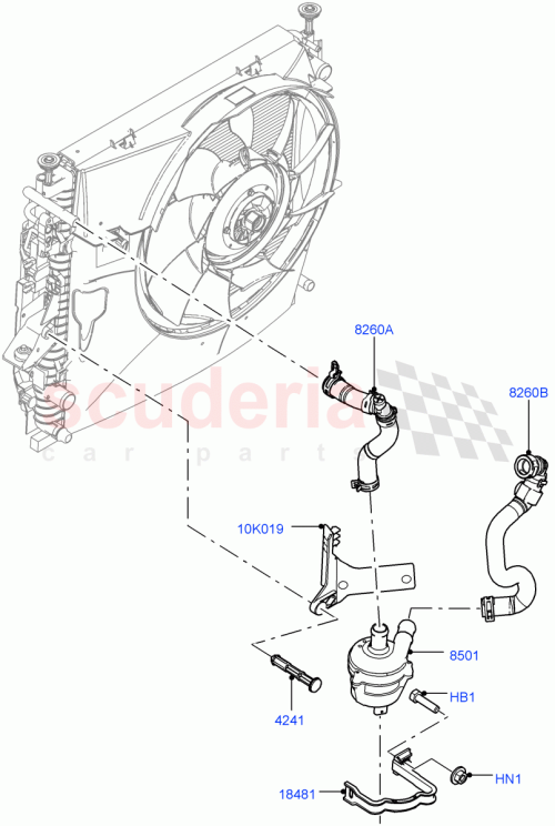 Part Diagram for Land Rover LR066140