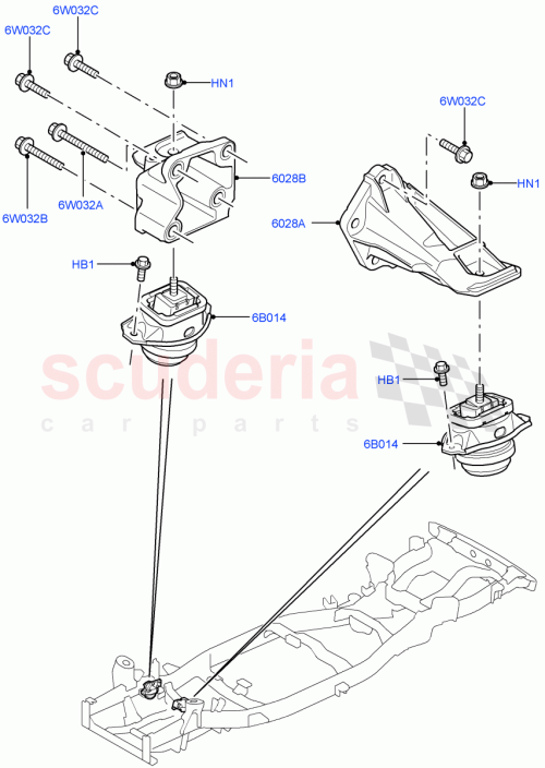 Part Diagram for Land Rover KYG500080