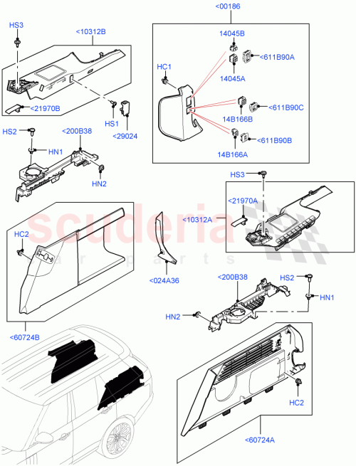 Part Diagram for Land Rover LR112897