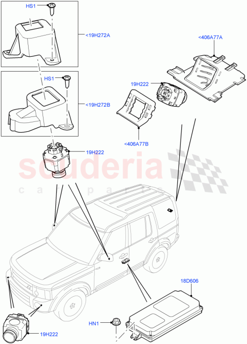Part Diagram for Land Rover LR050922