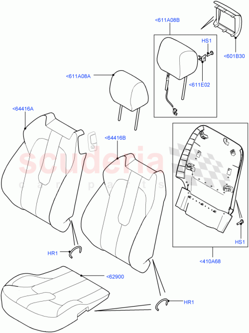 Part Diagram for Land Rover LR040631