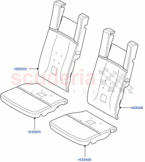 Part Diagram for Land Rover HVA500260