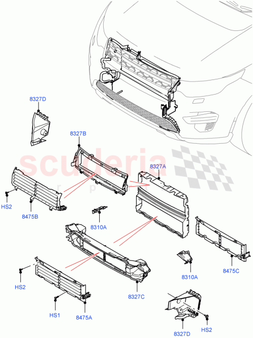 Part Diagram for Land Rover LR127805