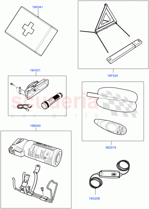 Part Diagram for Land Rover VPLWV0092