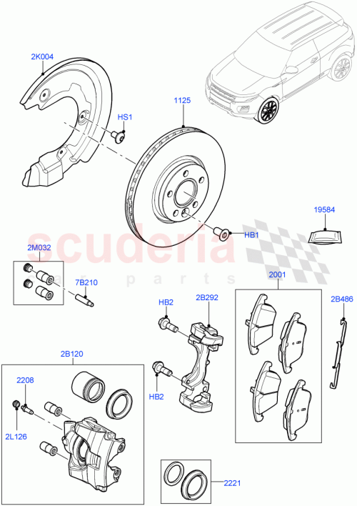 Part Diagram for Land Rover LR000751