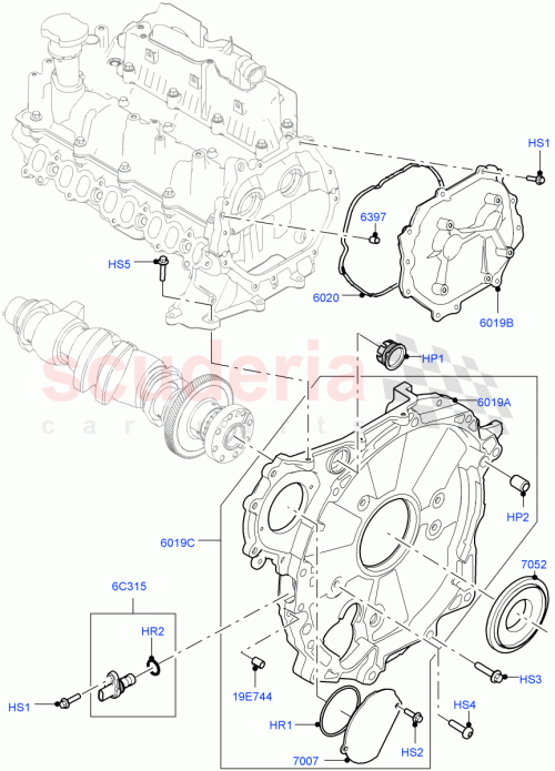 Part Diagram for Land Rover LR163611