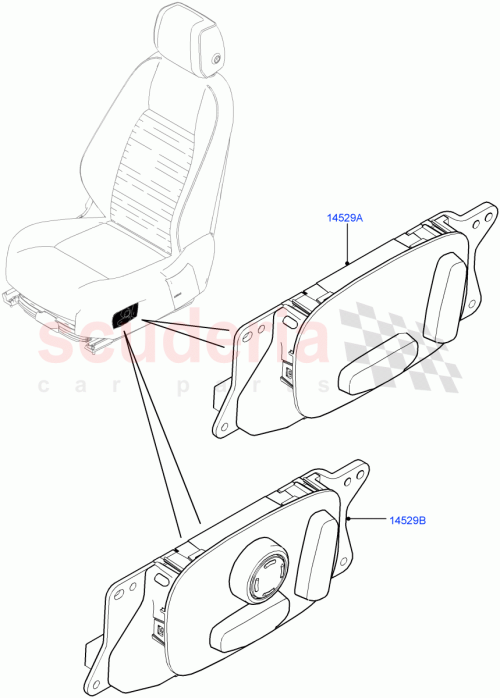 Part Diagram for Land Rover LR077210