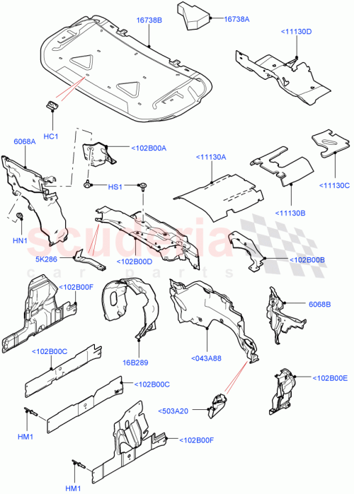 Part Diagram for Land Rover LR093549