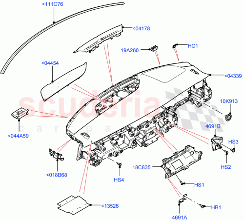 Part Diagram for Land Rover LR129326