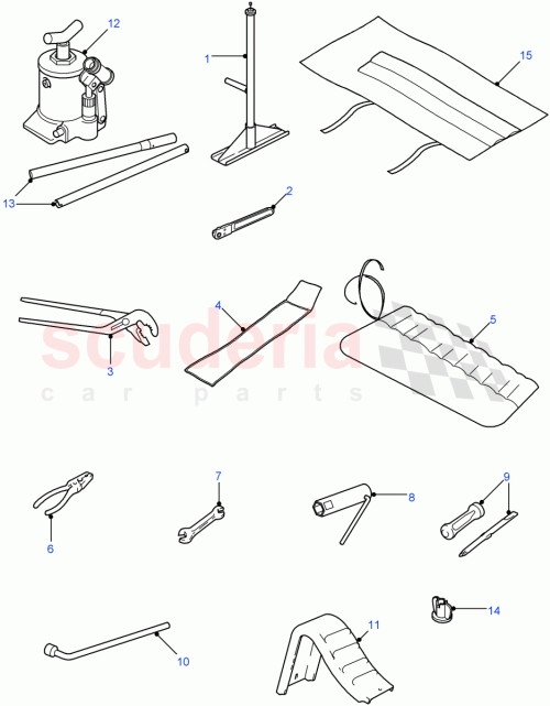 Part Diagram for Land Rover NRC6481