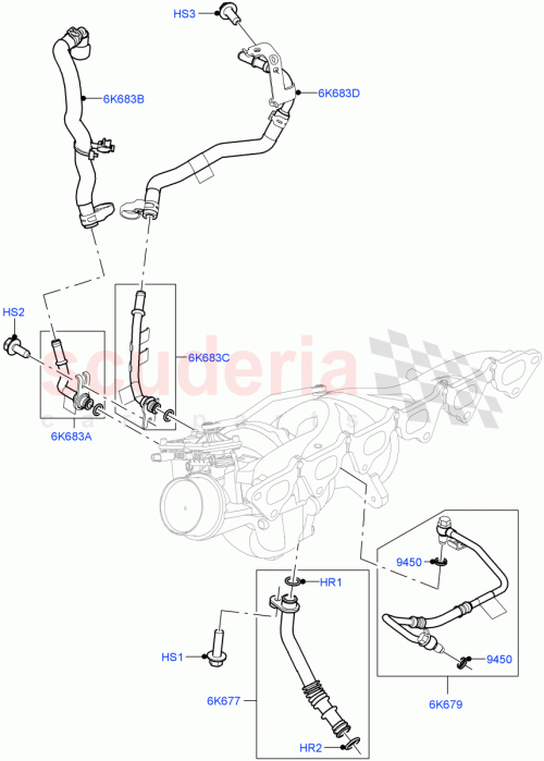 Part Diagram for Land Rover LR141021