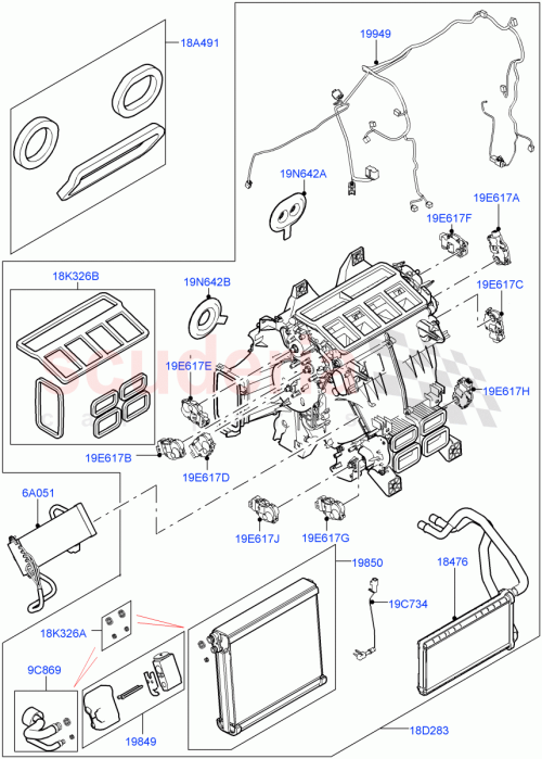 Part Diagram for Land Rover LR035735