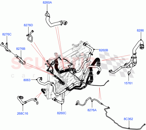 Part Diagram for Land Rover LR140814