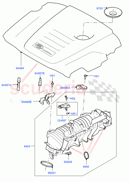 Part Diagram for Land Rover LR085938