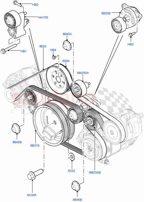 Part Diagram for Land Rover LR025083