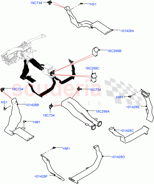 Part Diagram for Land Rover LR091219