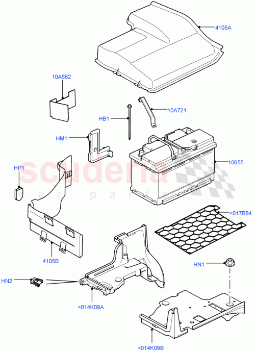 Part Diagram for Land Rover LR015122