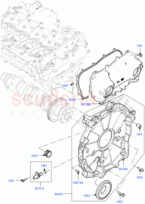 Part Diagram for Land Rover LR091809