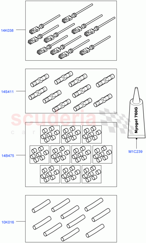 Part Diagram for Land Rover 418742