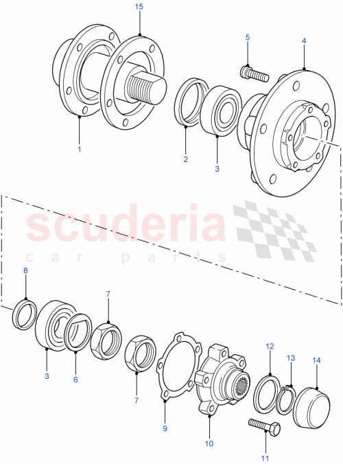 Part Diagram for Land Rover FRC6783