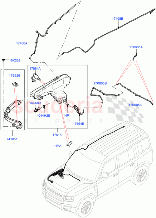 Part Diagram for Land Rover LR111545