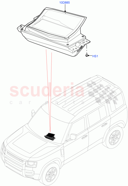 Part Diagram for Land Rover LR130669
