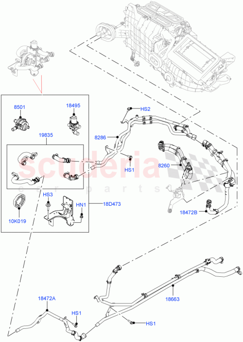 Part Diagram for Land Rover LR141648