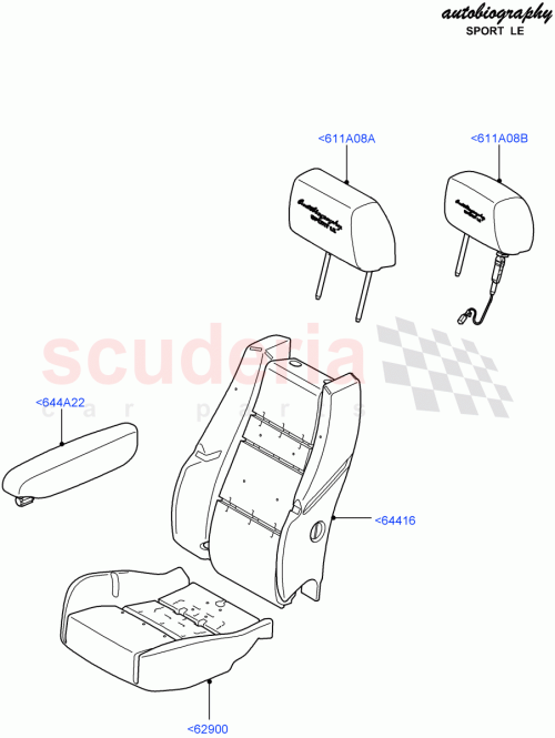 Part Diagram for Land Rover LR029349