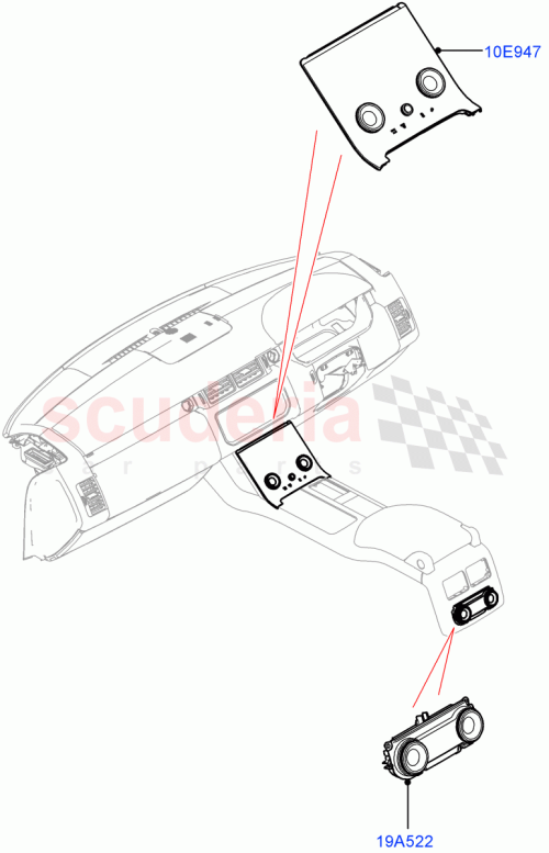 Part Diagram for Land Rover LR098574