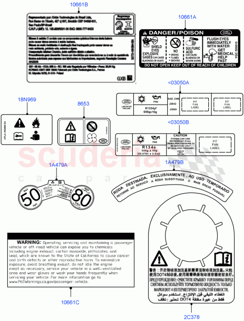 Part Diagram for Land Rover LR166296
