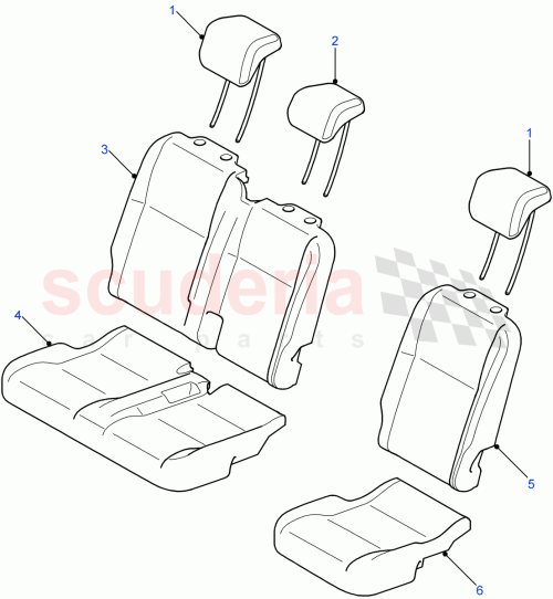 Part Diagram for Land Rover HAH501710PUY