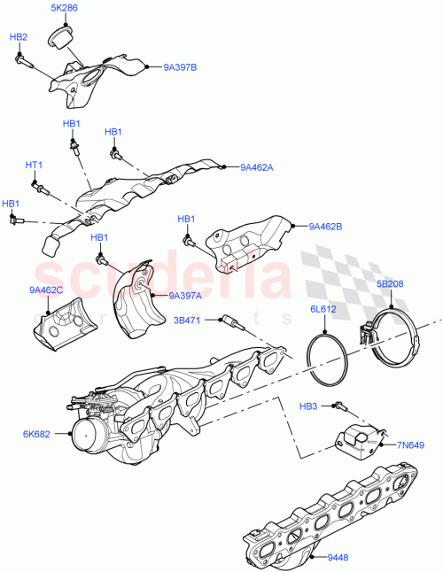 Part Diagram for Land Rover LR121776