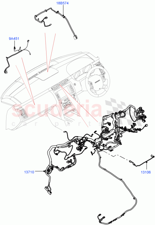 Part Diagram for Land Rover LR119001