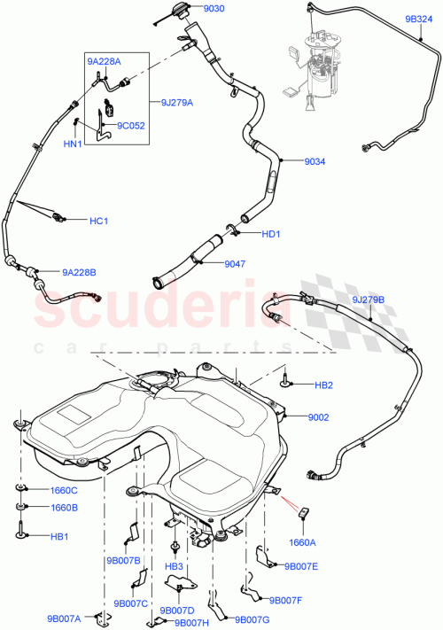 Part Diagram for Land Rover LR143377