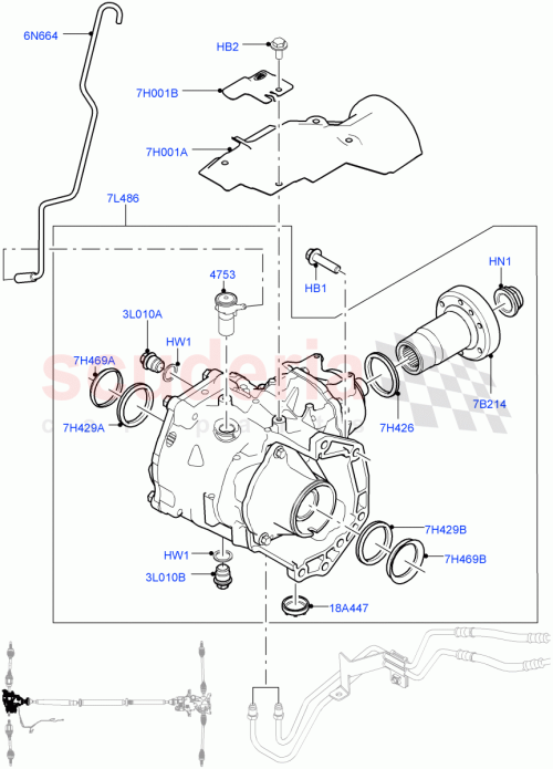 Part Diagram for Land Rover LR051397