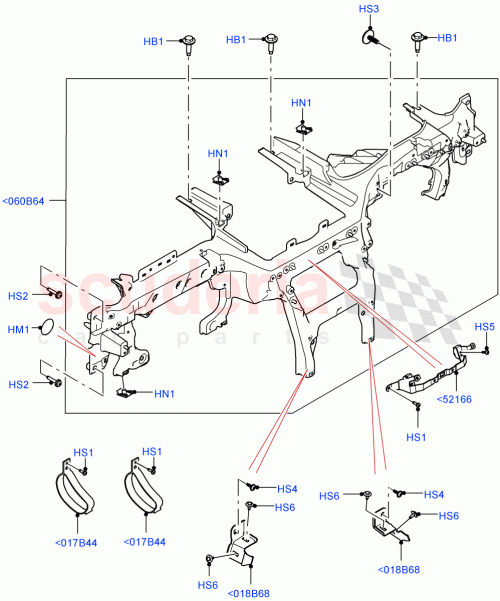 Part Diagram for Land Rover LR151926