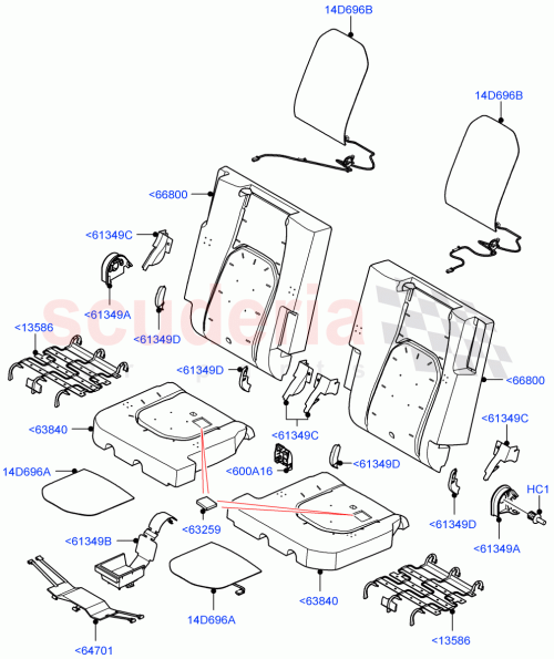 Part Diagram for Land Rover LR132557