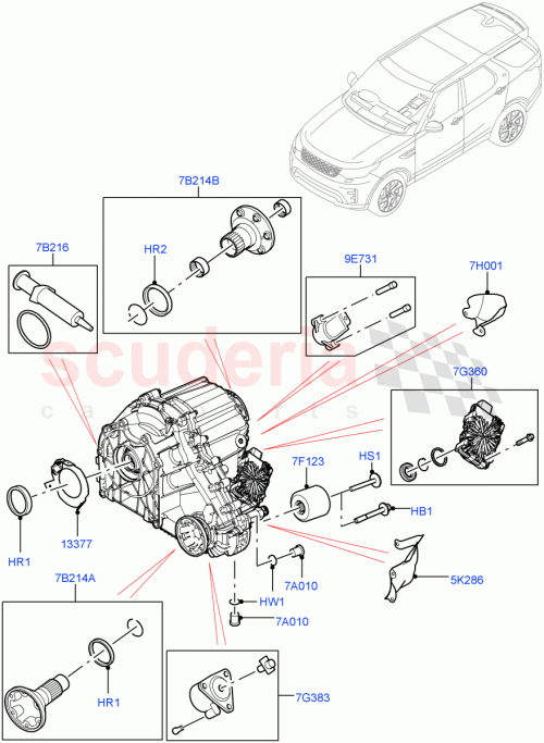 Part Diagram for Land Rover LR094511