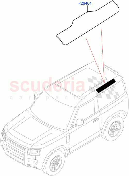 Part Diagram for Land Rover LR132448