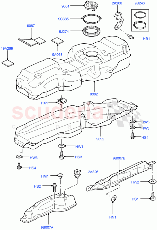 Part Diagram for Land Rover FS106206