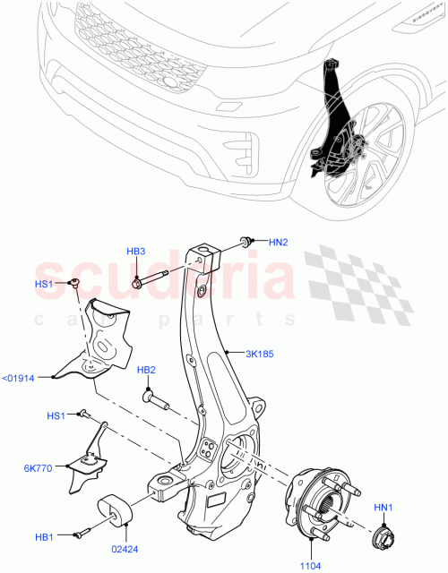Part Diagram for Land Rover LR162784