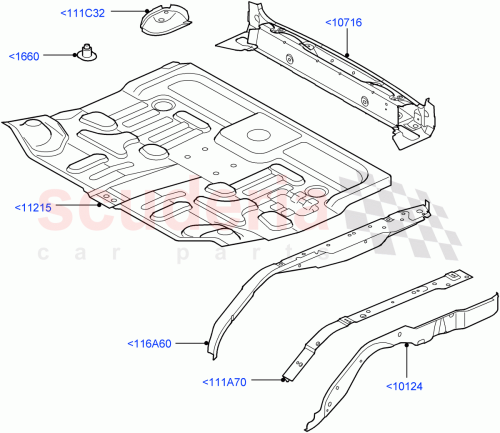 Part Diagram for Land Rover AFR780040
