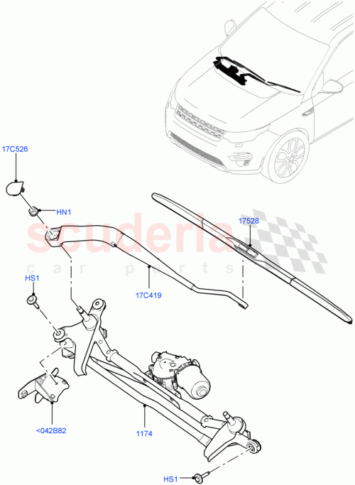 Part Diagram for Land Rover LR061390